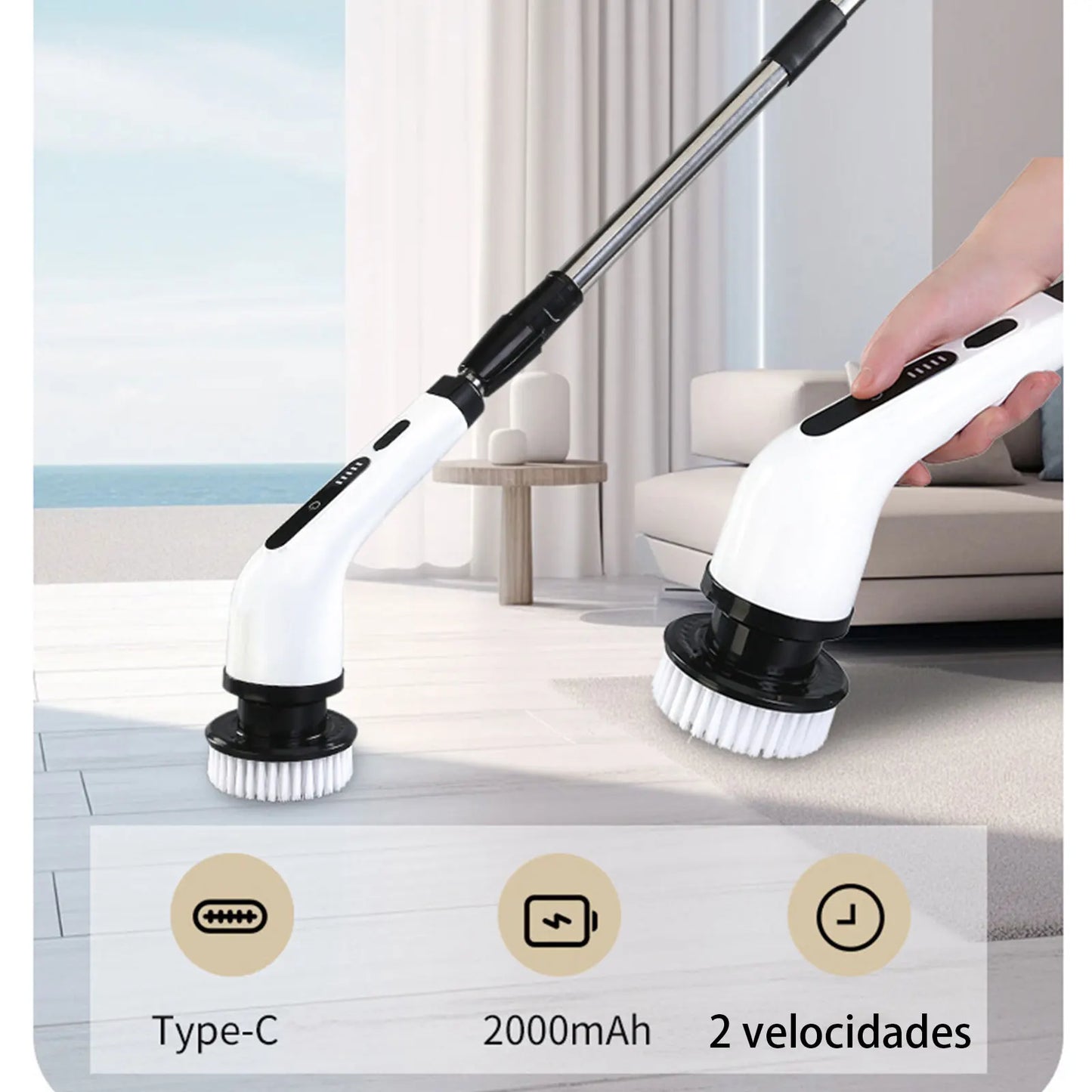 Cepillo Eléctrico Multiusos