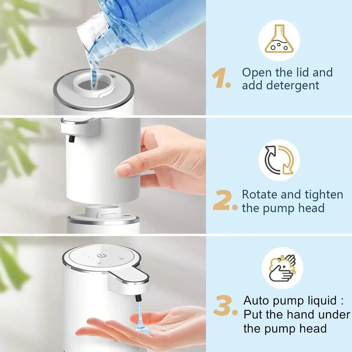 Dispensador Automático de Jabón Líquido